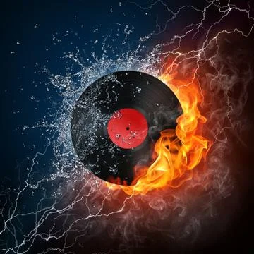 Record Illustrazione stock