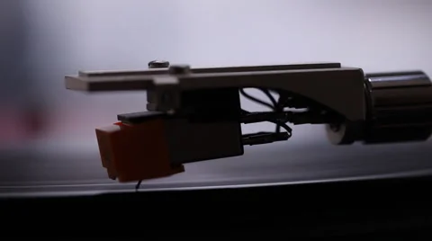Record needle Stock Footage 46492334