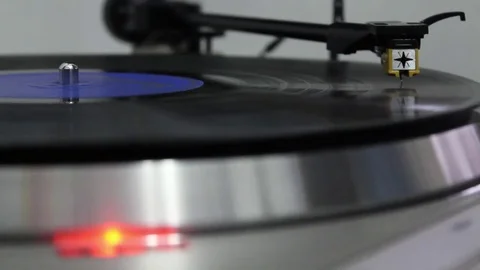 Record Player 1 Stock Footage