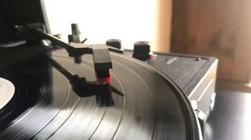 Record Player Album Vídeo Stock 86161437