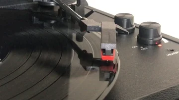 Record Player Album Vídeo Stock 86161516