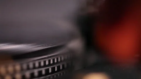 Record player arm Stock Footage 46492405