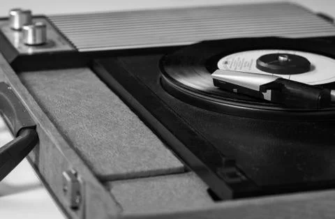 Record player b&amp;w Photos