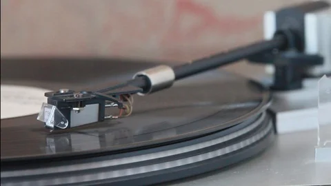 Record Player Cartridge Stock Footage 88409202