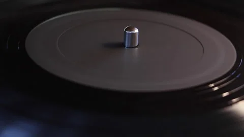 Record Player Center Stock Footage 153486933