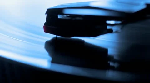 Record Player close up, cool look Video stock 22242728