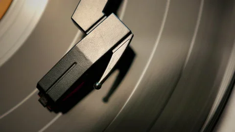Record Player Close Up Stock Footage 237046032