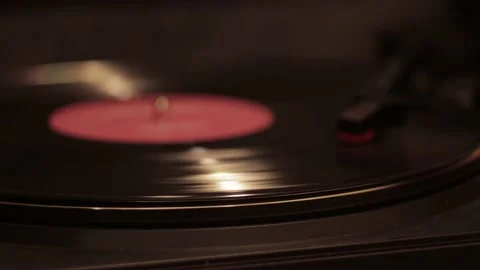 Record Player Focus Pull Video stock 236634909