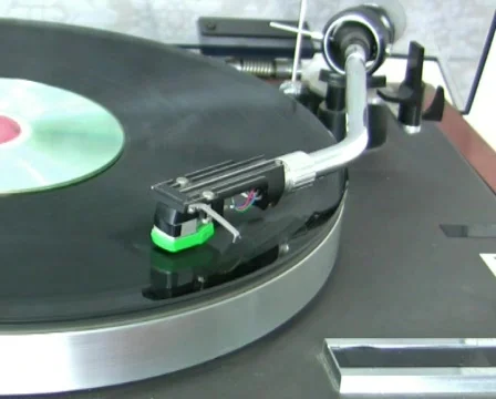 RECORD PLAYER Stock Footage 70406