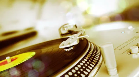 Record player Video stock 24783203