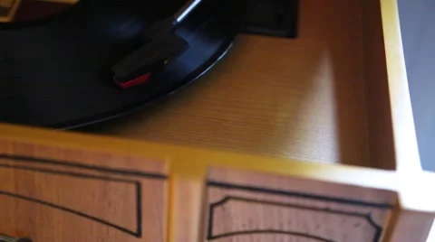 Record Player Stock Footage 52101951