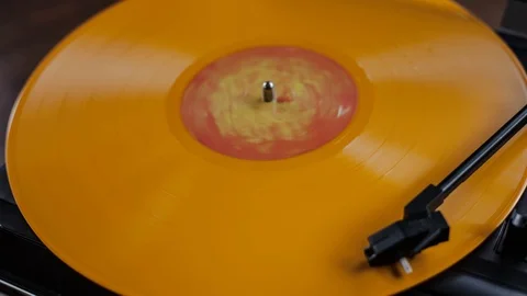 Record Player Stock Footage