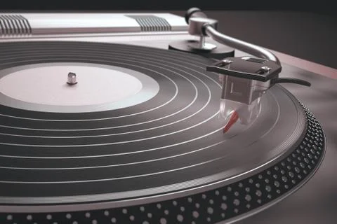 Record Player Stock Illustration