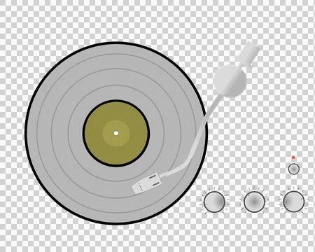 Record player Illustrazione stock