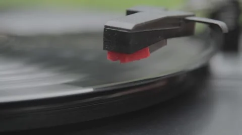 Record player needle Stock Footage 40018881