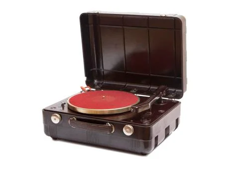 Record player Stockfoto's