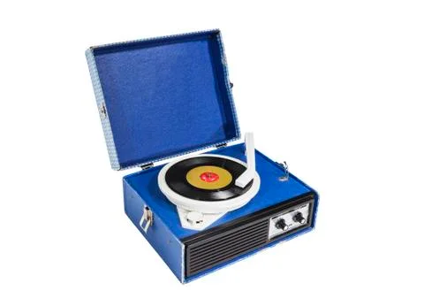 Record player retro Stock Photos