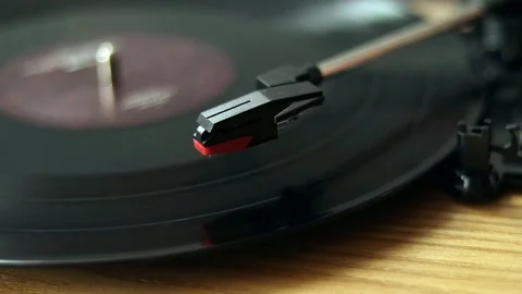 Record Player/Turntable Needle Stock Footage 106926251