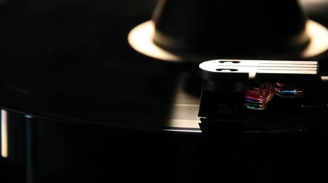 Record Playing Stock Footage 7760178