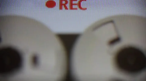 Record sign on screen Vídeo Stock 34867316