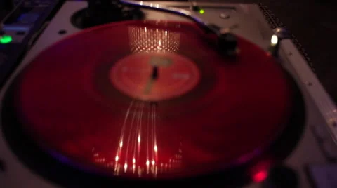 Record spin Stock Footage 53850269
