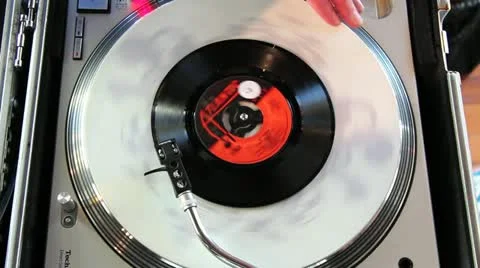 Record Spinning Stock Footage 12202037