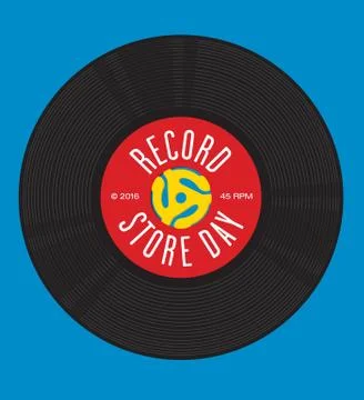 Record Store Day Design Stock Illustration