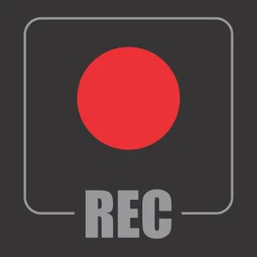 Record symbol illustration Stock Illustration