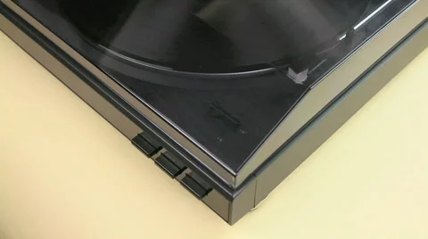 Record Turntable Stock Footage 957399