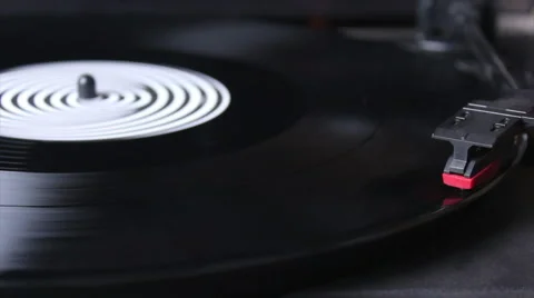Record Turntable Stock Footage 45817488