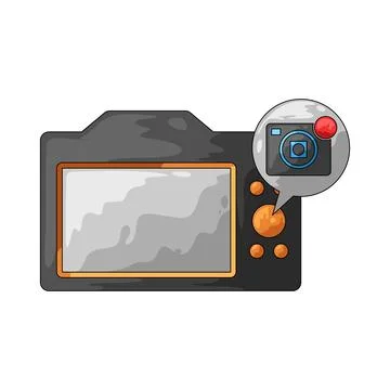Record video illustration Stock Illustration