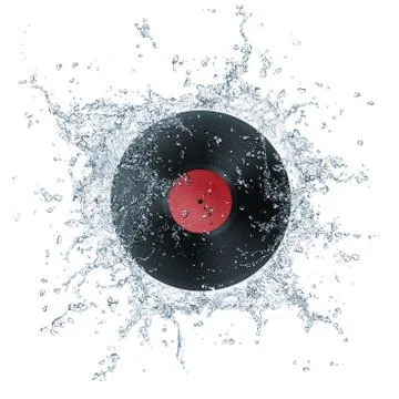 Record in Water Stock Illustration