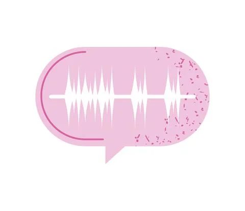 Recorded voice message Stock Illustration