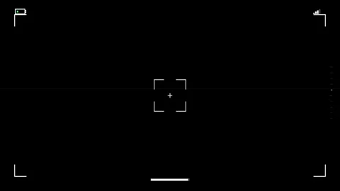 Recorder screen camera viewfinder overlay with digital interface elements on Stock Footage 345885694