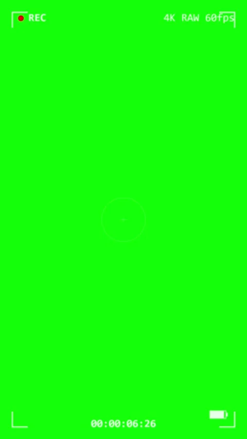 Recorder screen vertical green screen Stock Footage 336648880