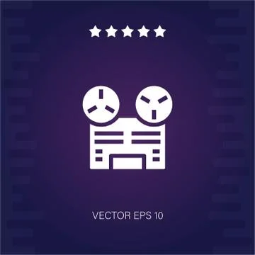 Recorder vector icon Stock Illustration