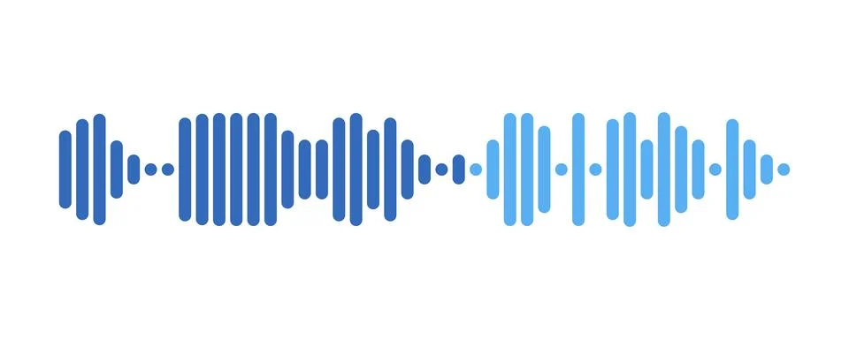 Recording of audio message template. UI element of audio record for smartphones Stock Illustration