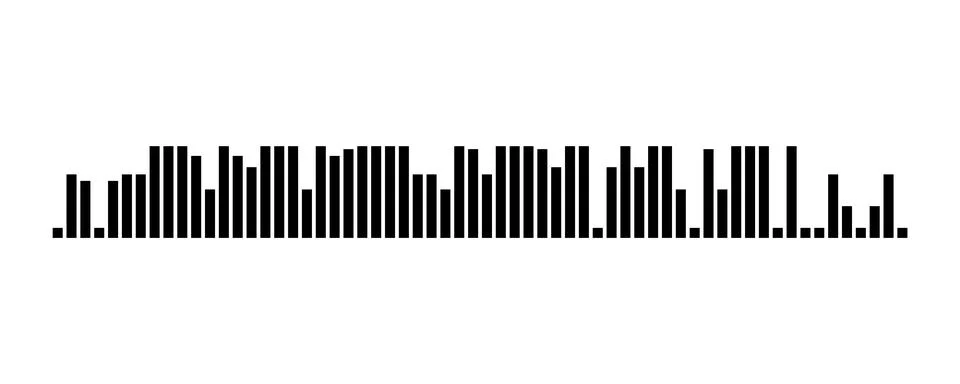 Recording of audio message template. UI element of audio record for smartphones Illustrazione stock