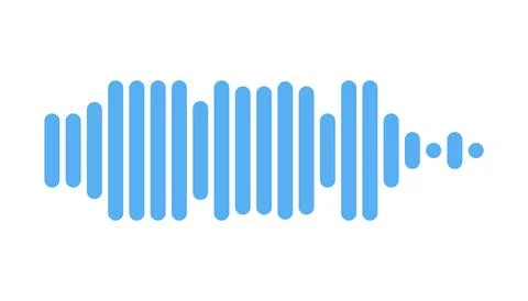 Recording of audio message template. UI element of audio record for smartphones Stock Illustration