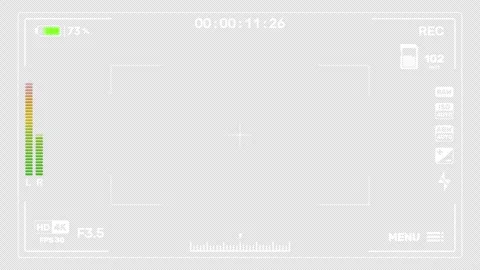 Recording Camera Screen Stock Footage 263233846