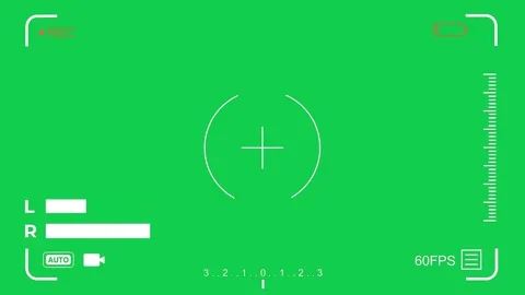 A recording green screen template with camera UI perfect for custom. Stock Footage 306772983