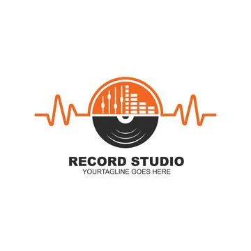 Recording icon vector illustration design template 스톡 일러스트
