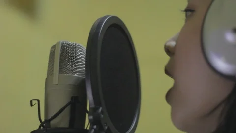 Recording Microphone Vídeo Stock 114732902