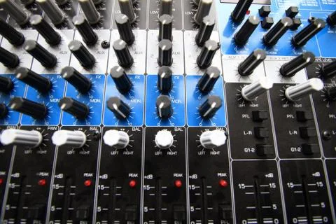 Recording Mixer Stock Photos