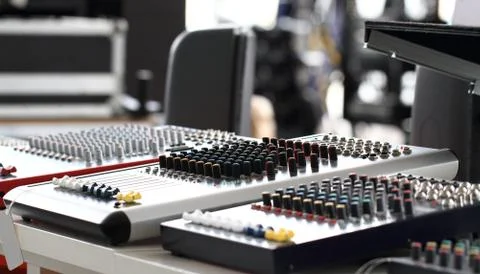 Recording Mixer Stock Photos