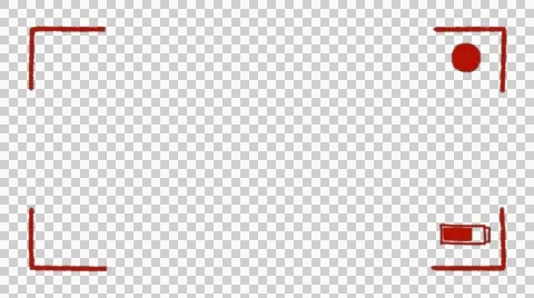 Recording Screen 4 with Transparent Background Stock Footage 47178623