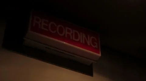 Recording Sign Stock Footage 32359776