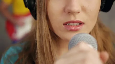 Recording song Stock Footage 12414013