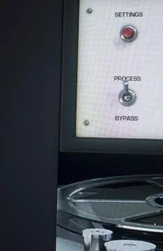 Recording studio audio controls Stock Photos