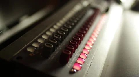 Recording Studio - in the Control Room Stock Footage 65311458